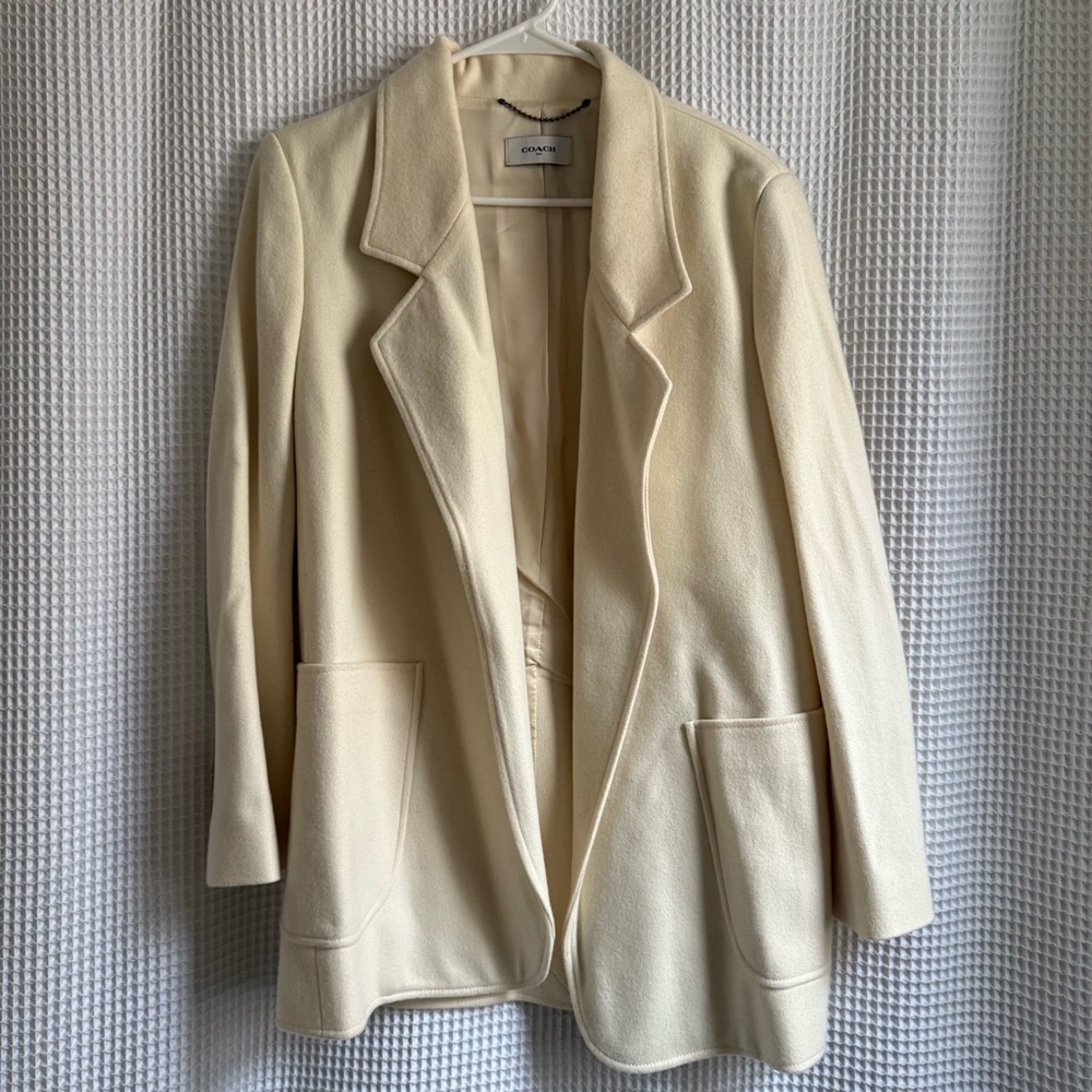 Cream Women's Wool Blazer